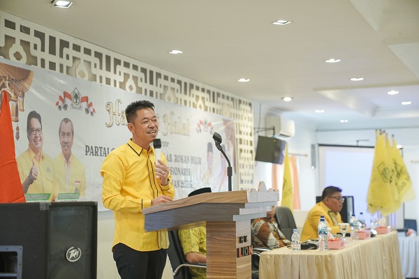 Perkuat Silaturahmi Untuk Kemenangan 2024, Bupati Rohil Halal Bi Halal Dengan Bacaleg Partai Golkar 